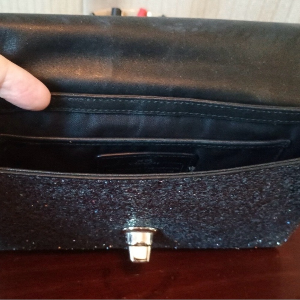 Coach Sparkle Crossbody Bag in Silver and Blue - Picture 3 of 6